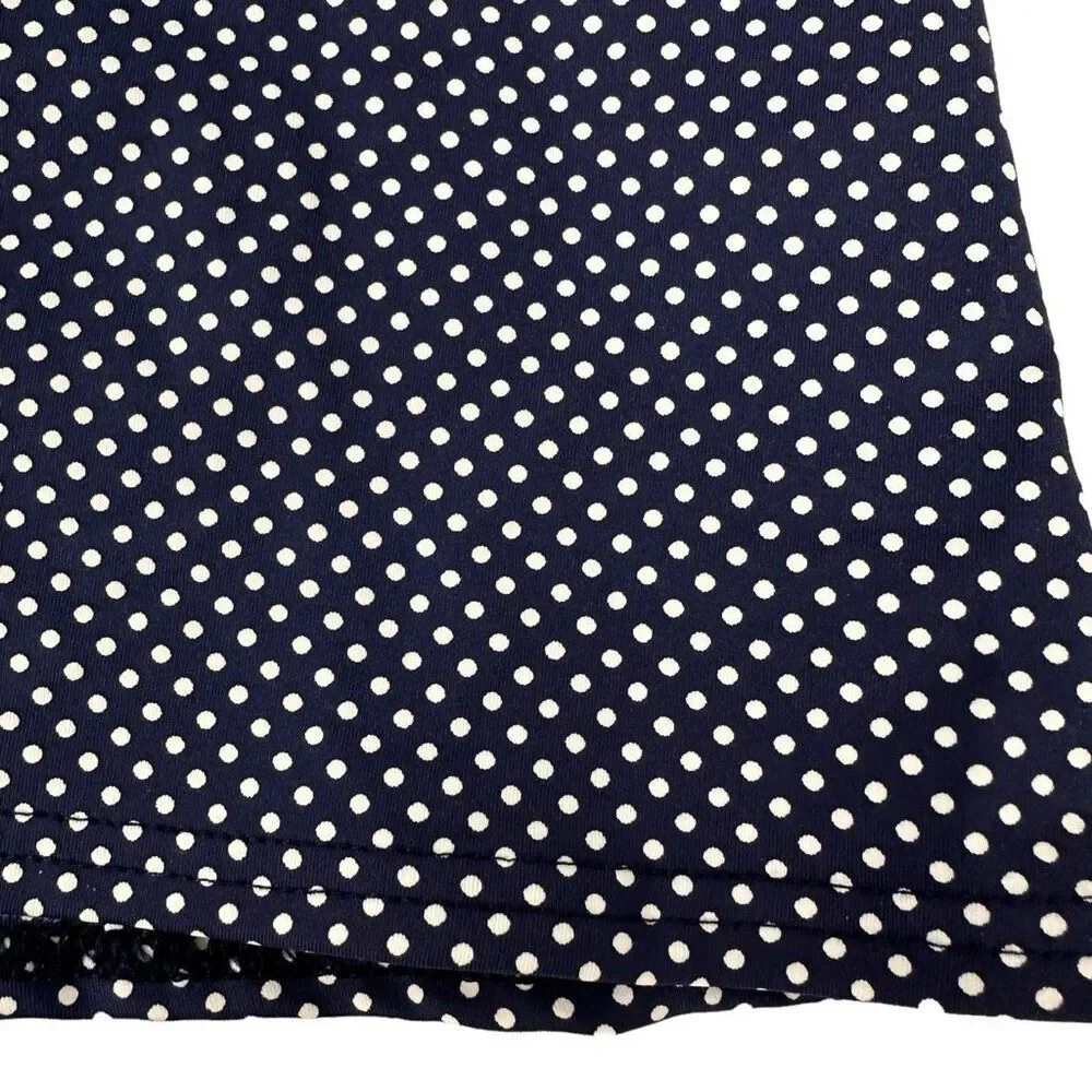 Lands End Polka Dot Swim Skirt Bottom size 16